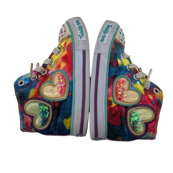 Skechers Twinkle Toes Light Up High Top Sneakers Size 6 Girl’s - Picture 7 of 10